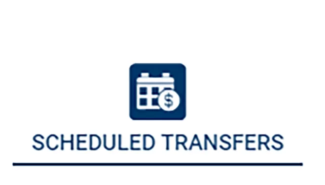 Scheduled Transfers Menu